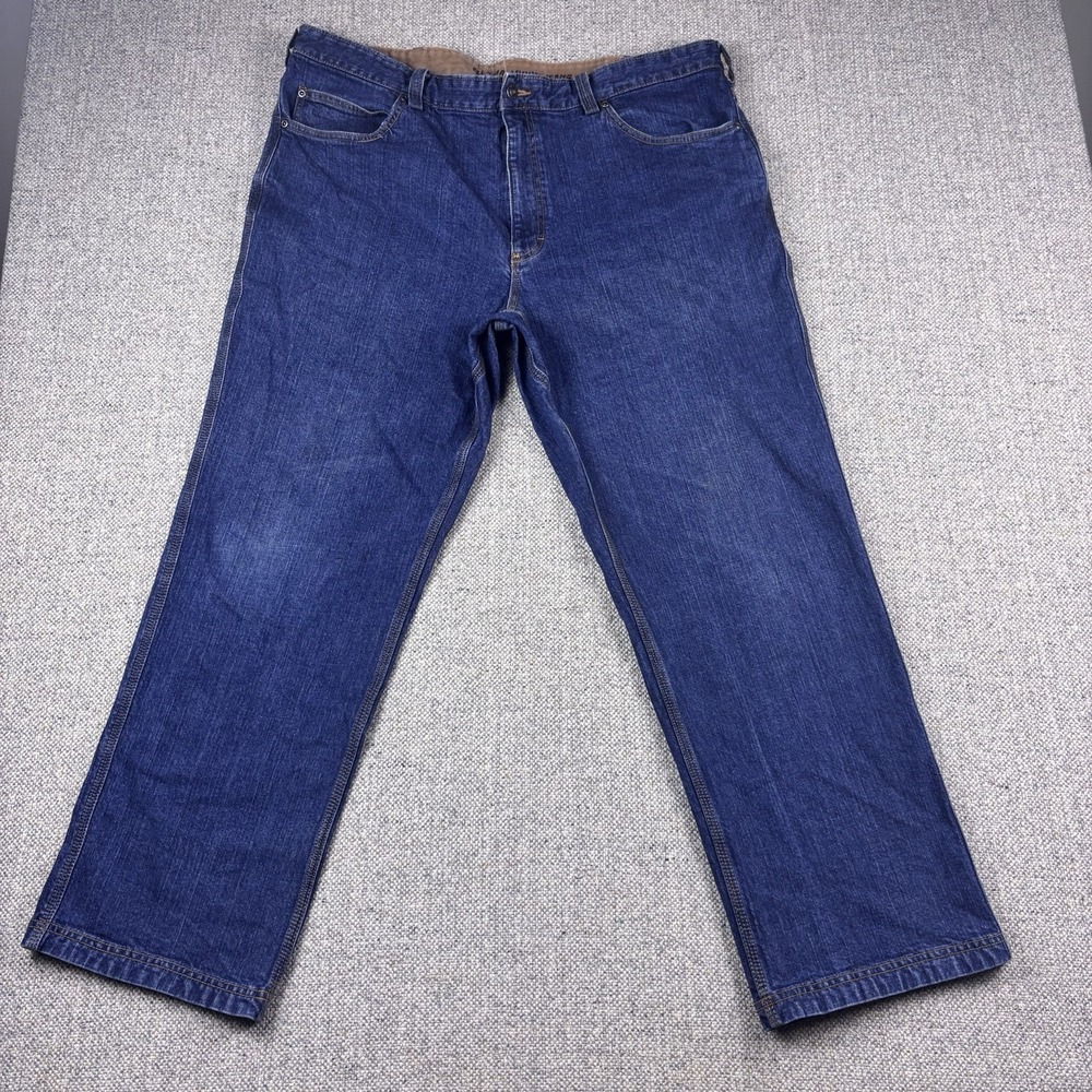 Duluth Flex Ballroom Jeans Mens 40x30 Blue Relaxed Straight High Rise